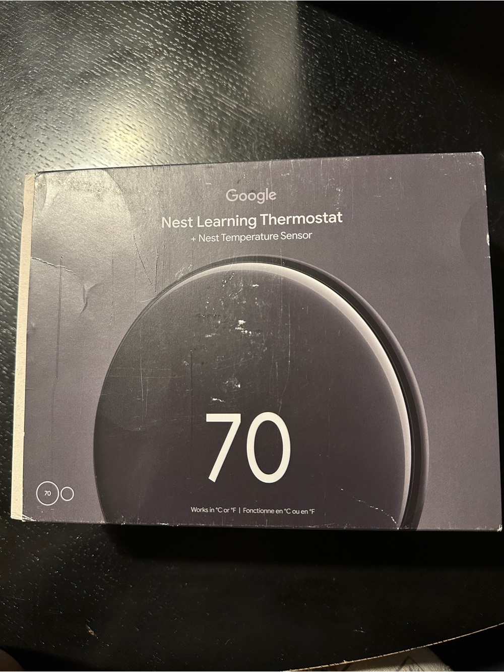 Google Nest Learning Thermostat - Charcoal